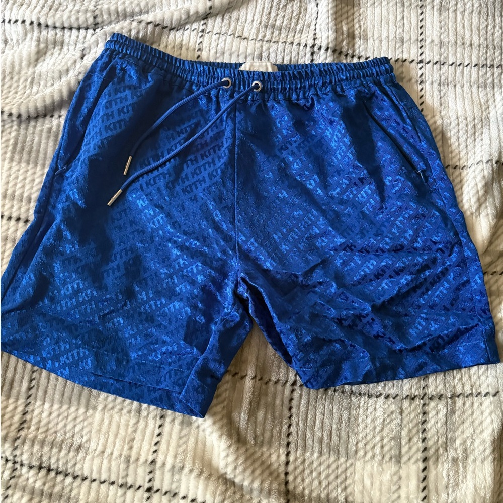 Kith Royal Blue Textured Shorts